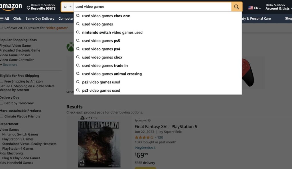 amazon-used-video-games